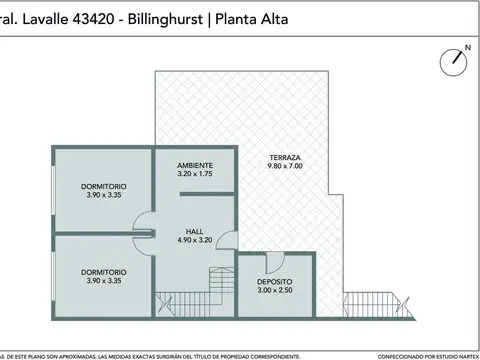 Casa 4 ambientes con 1 baño