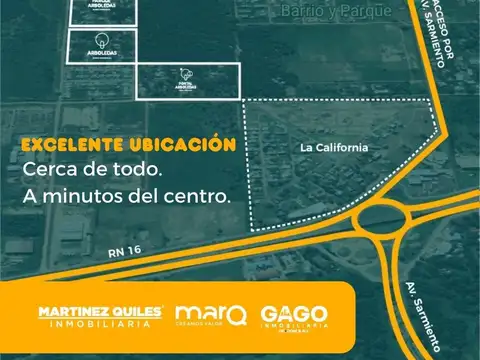 Terrenos en "GRAN ARBOLEDAS". Dos lotes contiguos.