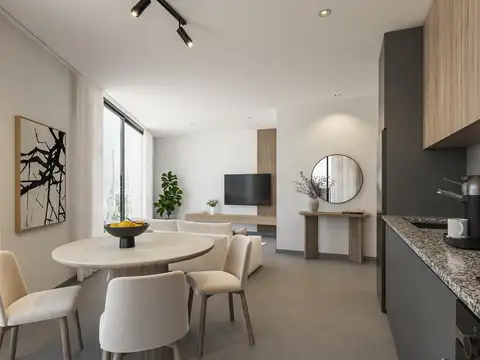 Departamento 2 ambientes con 1 baño