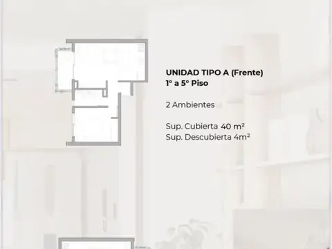 Departamento en Venta con 1 cocheras