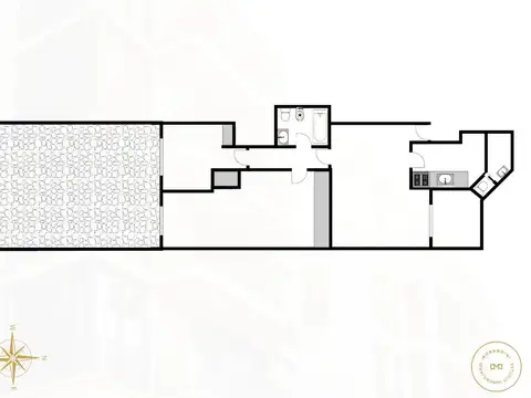 3 amb · Patio con Parrilla · Belgrano