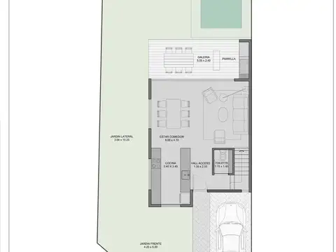 Casa de 4 ambientes en venta en Martinez