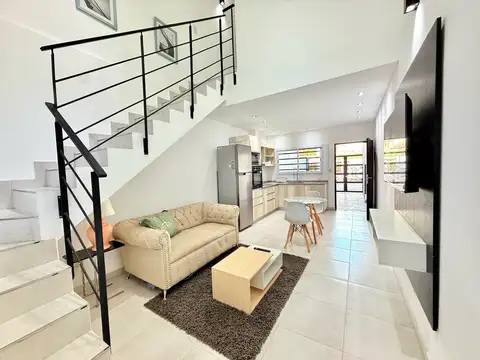 departamento a estrenar 2 ambientes en venta en lujan centro con patio y cochera