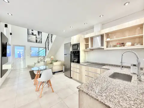 departamento a estrenar 2 ambientes en venta en lujan centro con patio y cochera