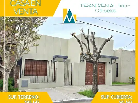 CASA CÉNTRICA EN VENTA - CAÑUELAS
