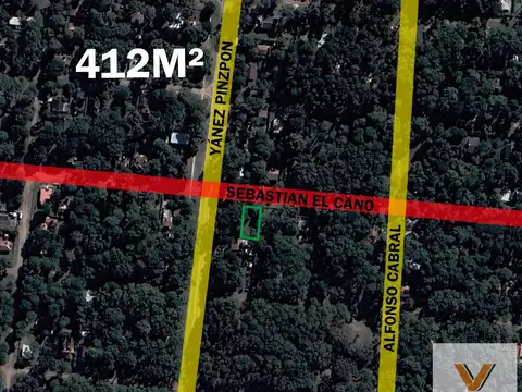 Terreno en venta - 412Mts2 - Valeria del Mar