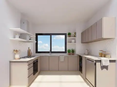 Depto Tipo Casa 4 ambientes con 2 baños