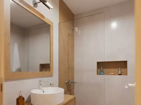 Departamento 2 ambientes con 1 baño