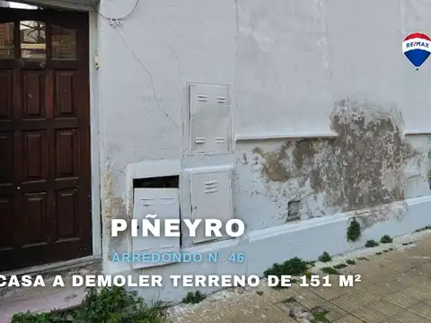 VENTA TERRENO EN PIÑEYRO AVELLANEDA