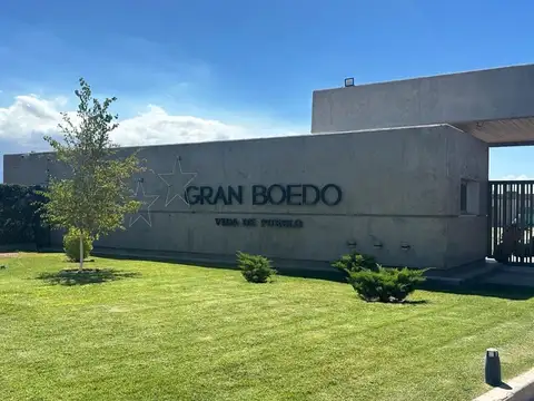 LOTE EN VENTA BARRIO PRIVADO GRAN BOEDO