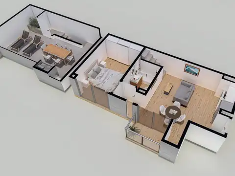 Departamento en Venta de 1 dormitorio