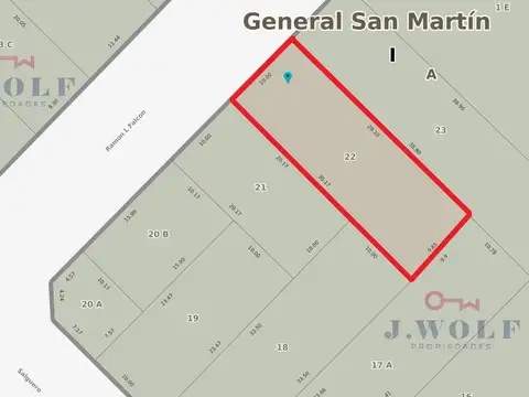 Terreno en General San Martin
