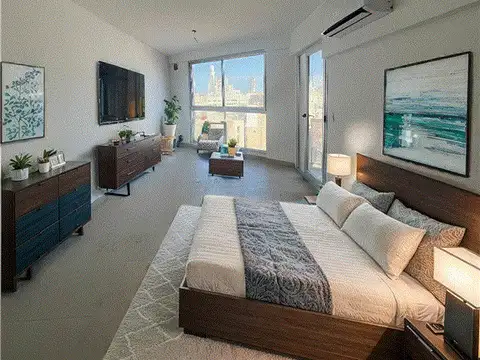 Departamento Monoambiente con 1 baño