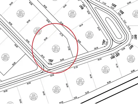 Terreno en Venta de 2001,0 m2