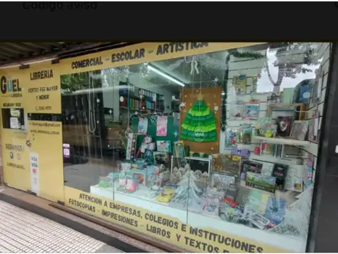 VENTA FONDO DE COMERCIO LIBRERIA/PAPELERA DE AMPLIA TRAYECTORIA - CONSULTE OPCION DE VENTA SIN MERCADERIA -