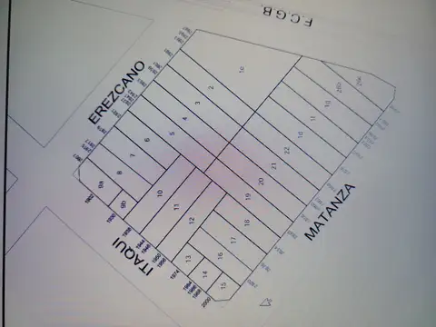 Terreno en Venta 36  mts Fondo
