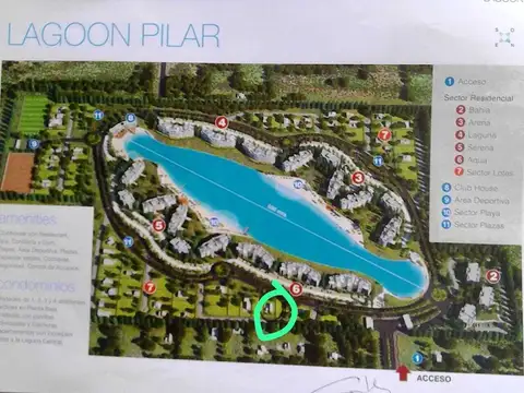 Terreno en Venta en Lagoon Pilar, USD 133.000