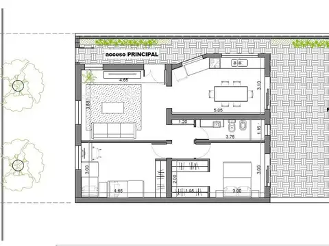 Venta lote con casa a reciclar en Banfield