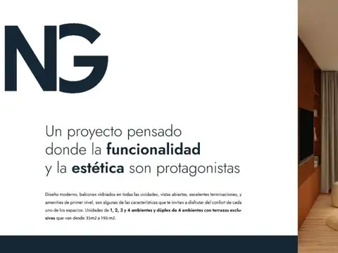 Departamento en Venta de 2 ambientes