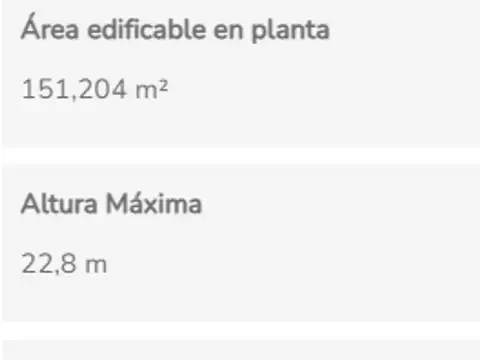 Terreno en Venta de 151,0 m2