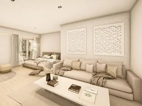 Departamento 2 ambientes con 1 baño