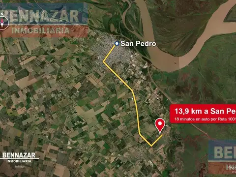 11 HECTAREAS, Rio Tala, San Pedro, Provincia de Buenos Aires
