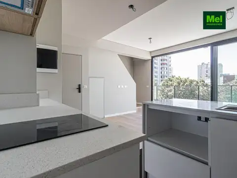 Departamento 2 ambientes con 2 baños
