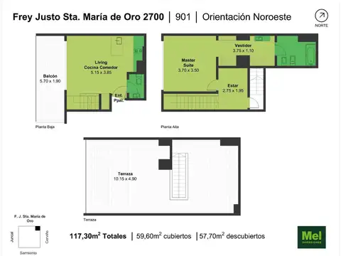 Fray Justo Santa María De Oro 2700, Piso 9