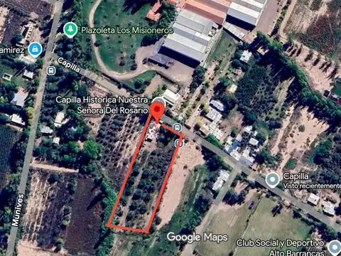 VENTA LOTE C/ CASA MIXTA A DEMOLER BARRANCAS MAIPU