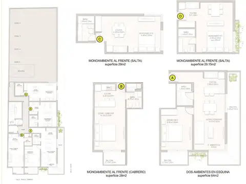 Departamento en Venta de Monoambiente