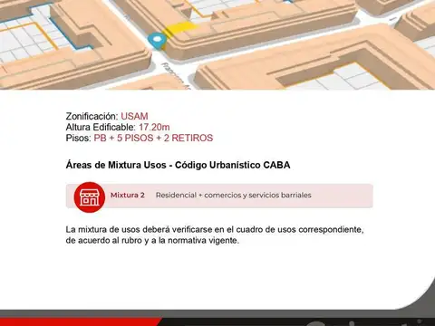 Terreno en Venta en Almagro, USD 289.000