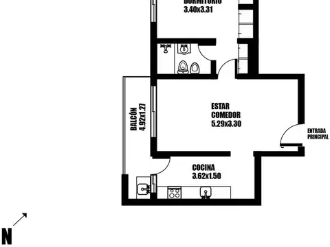 Departamento en Venta en San Isidro Centro, USD 120.000