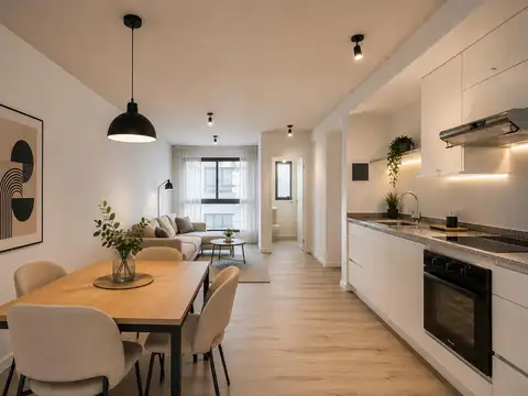 Venta monoambiente a estrenar con balcón y renta vigente en Boedo