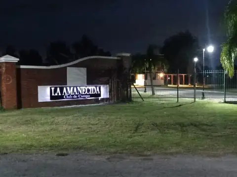 VENTA lote de 2000 mts. en Club de Campo LA AMANECIDA, Exaltacion de la Cruz.