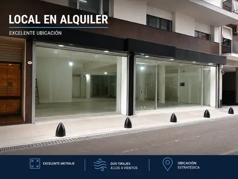 Importante vidriera de 12mts. Todo rubro. 550m2