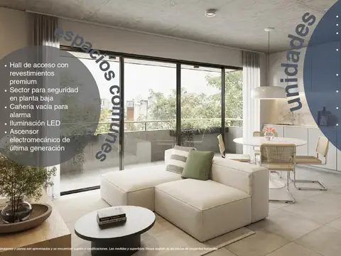 Departamento en Venta de 2 ambientes