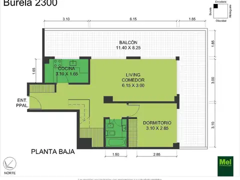 Departamento en Venta de 3 ambientes