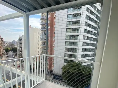 Monoambiente a estrenar 45m2 super moderno y luminoso con parrilla propia! ALQULER