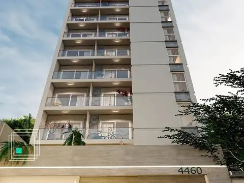 Monoambiente con balcón céntrico con pileta S.U.M