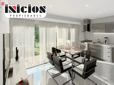 Departamento 2 ambientes con 1 baño