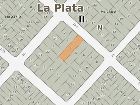 Lote en Los Hornos, La Plata