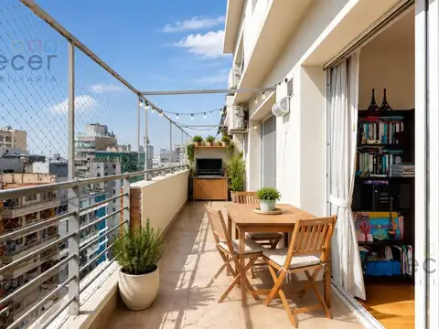Venta departamento semipiso 3 Ambientes con balcón terraza al Frente con Vista Abierta y Piscina