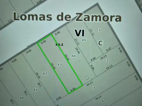 Terreno en Venta en Banfield, USD 39.000