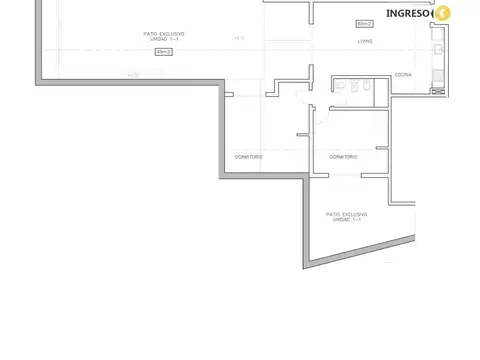 Venta - Departamento 2 dormitorios con patio - barrio Luis Agote, Rosario.
