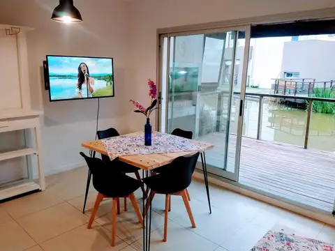 ALQUILER TEMPORARIO DPTO 2 AMBIENTES CON PARRILLA VISTA AL RIO