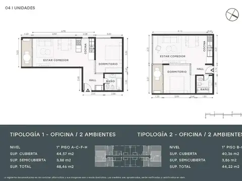 Departamento 4 ambientes con 2 baños