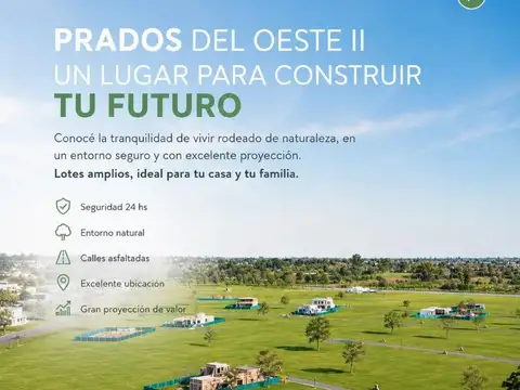 Terreno en Venta en Prados del Oeste, USD 32.000