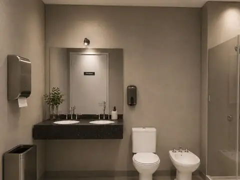 Departamento Monoambiente con 3 baños