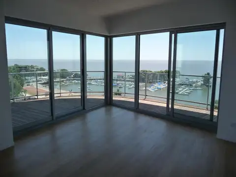 Dpto 3 amb (1 suite) balcon vista rio, seguridad amenities