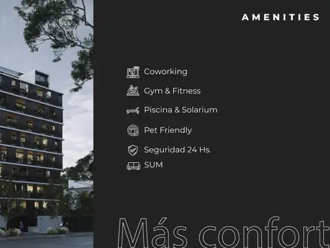 Departamento en Venta de 1 dormitorio